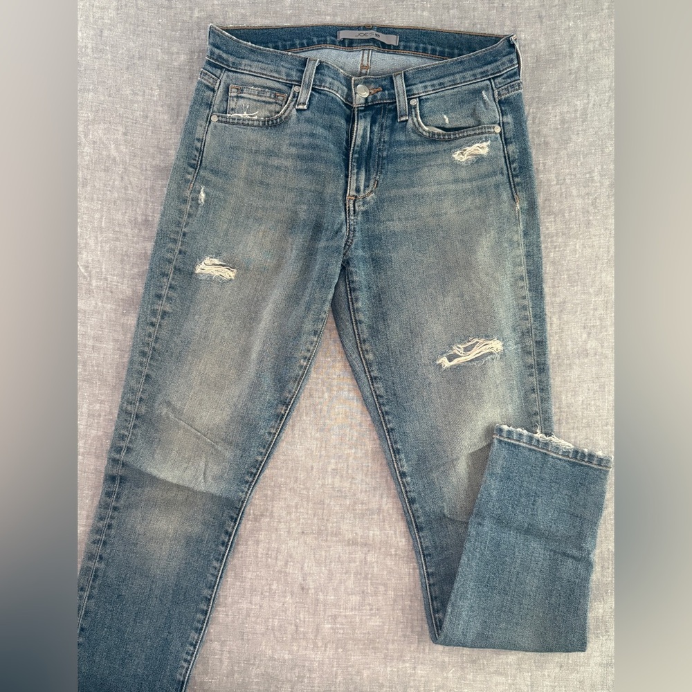 Joe’s Jeans Women’s Distressed Skinny Mid Rise